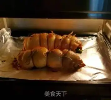 Make Roasted chicken leg rolls step 12
