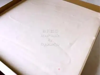 Make Vanilla cotton rolls step 15