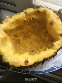 Make Pineapple rice step 3