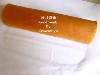 Make Vanilla cotton rolls step 18