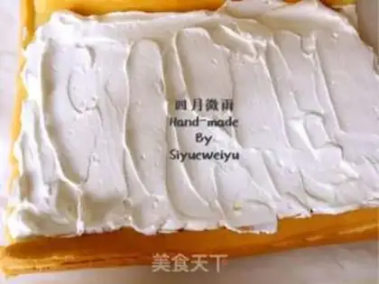 Make Vanilla cotton rolls step 21