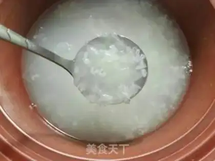 Make Purple potato silver congee step 2