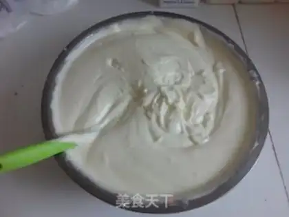 Make Strawberry Snowcake step 9