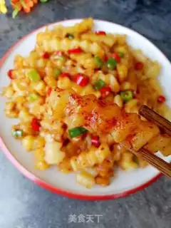 Make Sichuan fried potatoes step 7