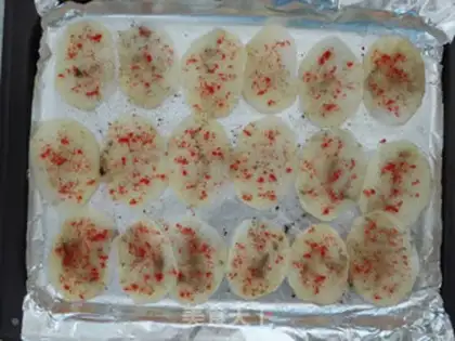 Make Spicy chips step 3
