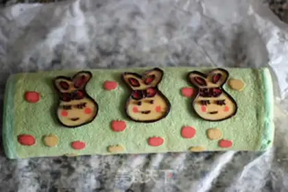Make ♪ Rabbit-colored cake roll ♪ step 16