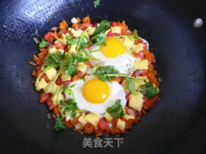 Make North African eggs step 7
