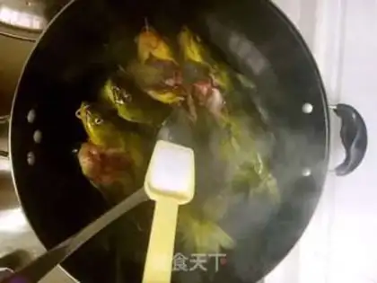 Make The stingy fish burn tofu step 6