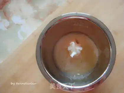 Make Chinese white soothing step 1