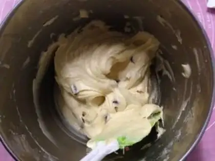 Make Cranberry pound cake step 9