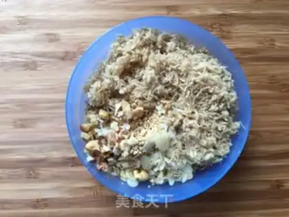 Make Meat pine nuts step 4