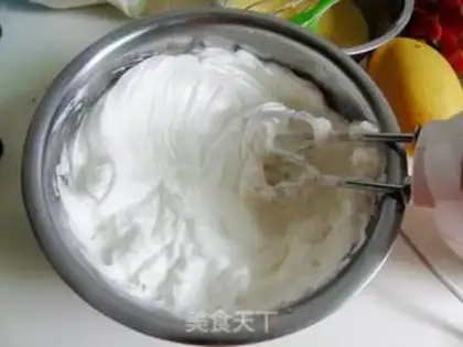 Make Fruit box cake step 5