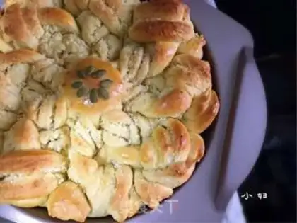Make Coconut buns step 17