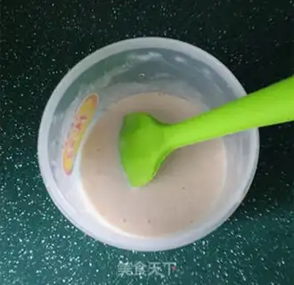 Make Banana milk ice cream step 2