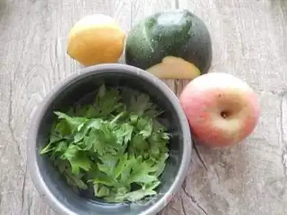 Make Pumpkin apple salad step 0