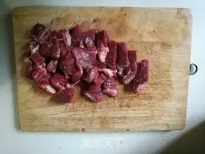 Make Muffin beef cake step 2