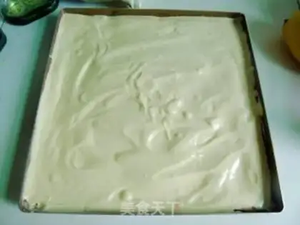 Make Fruit box cake step 8