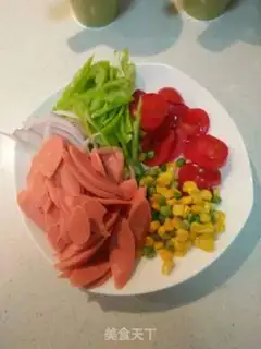Make Five-colour pizza step 0