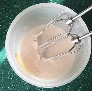 Make Banana milk ice cream step 4