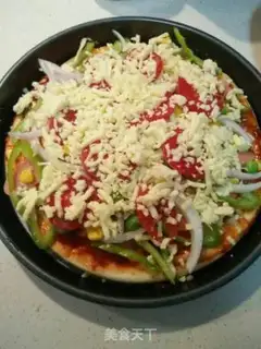 Make Five-colour pizza step 2