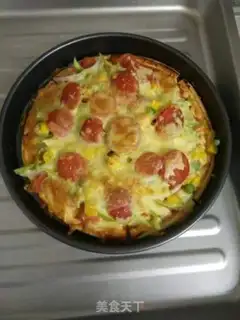 Make Five-colour pizza step 4