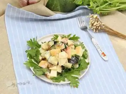 Make Pumpkin apple salad step 7