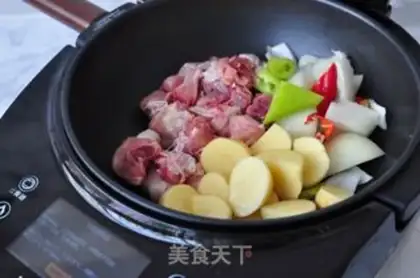 Make Xinjiang chicken step 5