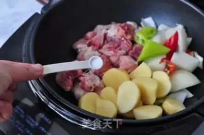 Make Xinjiang chicken step 6