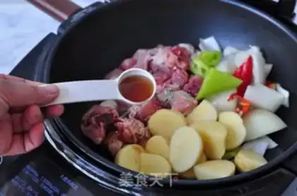 Make Xinjiang chicken step 9