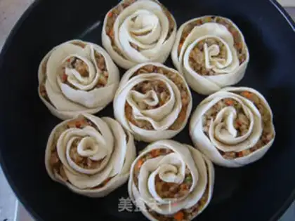 Make Rose fried dumplings step 13