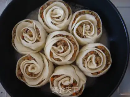 Make Rose fried dumplings step 15