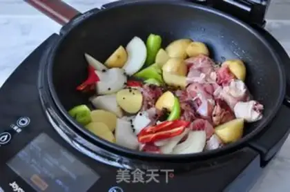 Make Xinjiang chicken step 12