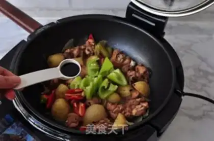 Make Xinjiang chicken step 14