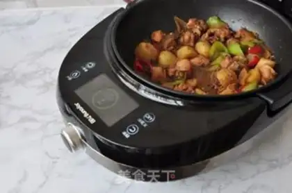 Make Xinjiang chicken step 16