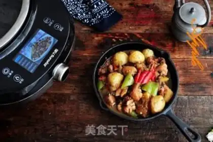 Make Xinjiang chicken step 17