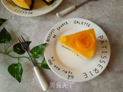 Make Rose crystal mango mousse step 16