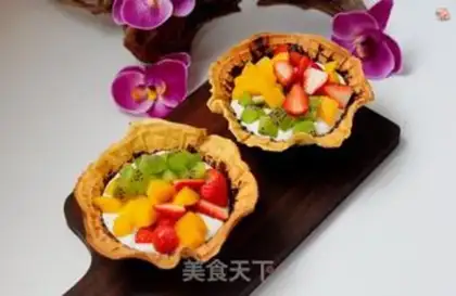 Make Fresh cheese-fruit step 15