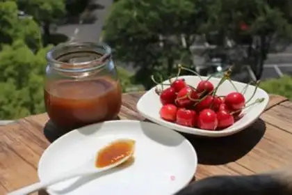 Make Cherry sauce step 7