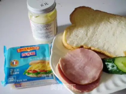 Make Ham cheese sandwich step 0