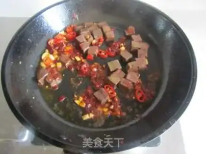 Make Dried duck blood step 4