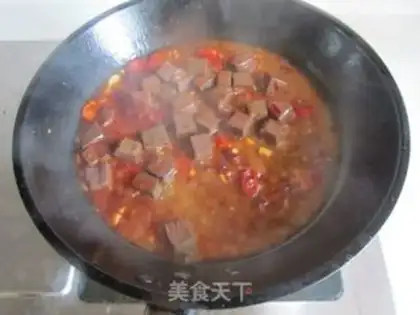 Make Dried duck blood step 5