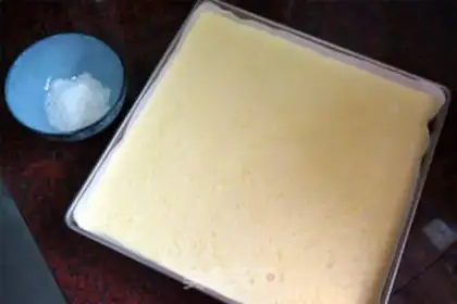Make Coconut roll step 7