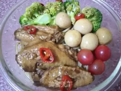 Make Black pepper chicken wing pasta step 22