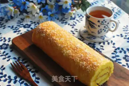 Make Coconut roll step 10