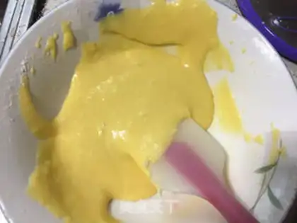Make Orange chocolate mousse cake step 4