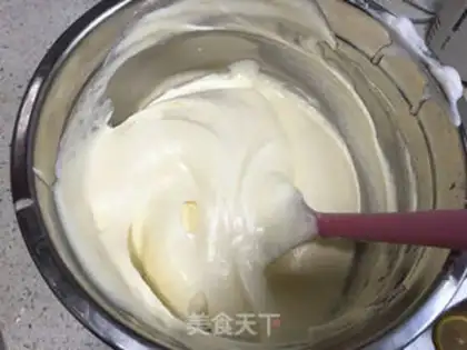 Make Orange chocolate mousse cake step 7