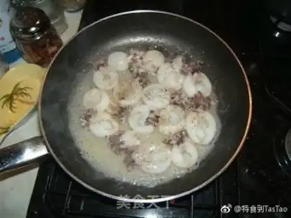 Make Squid peas step 2