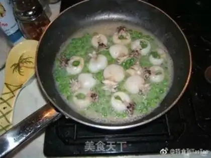 Make Squid peas step 3