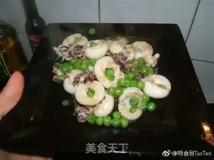 Make Squid peas step 4