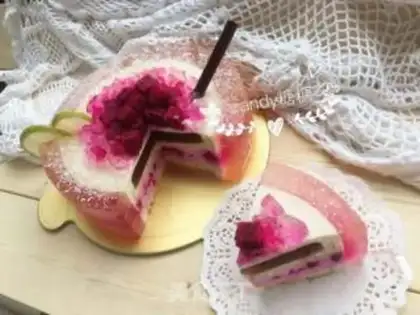 Make Summer special cake step 21